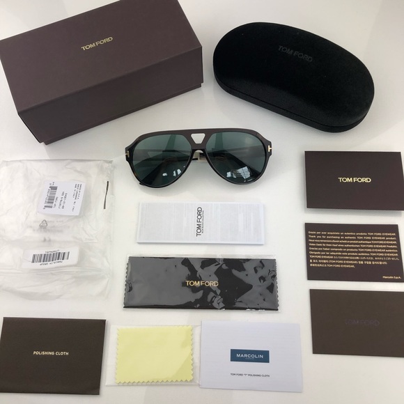 New TOM FORD Paul Brown Sunglasses FT0778 52N - Picture 2 of 16